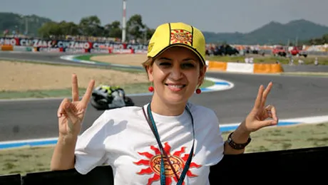 Amalia Enache şi-a văzut visul cu ochii: Valentino Rossi