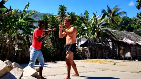 Ionuţ Iftimoaie, antrenor de kickboxing în Madagascar