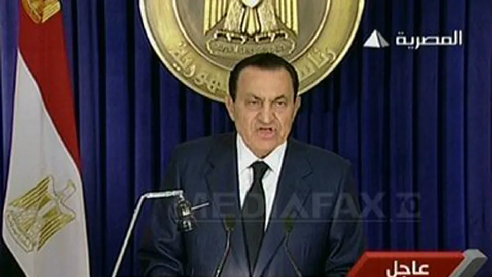 Mubarak promite cresterea salariilor si a pensiilor
