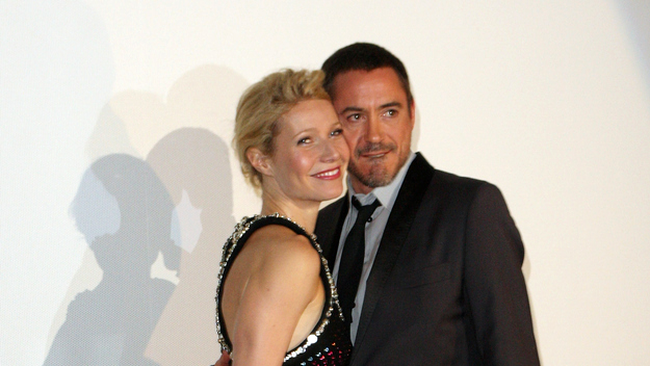 Gwyneth și Robert Downey Jr.
