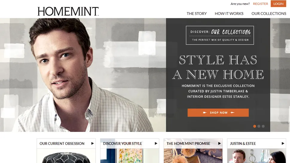 Justin Timberlake a lansat un site de design interior