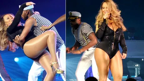 Cum arată Mariah Carey, în costum de baie, la 45 de ani! Photoshop sau dietă minune?