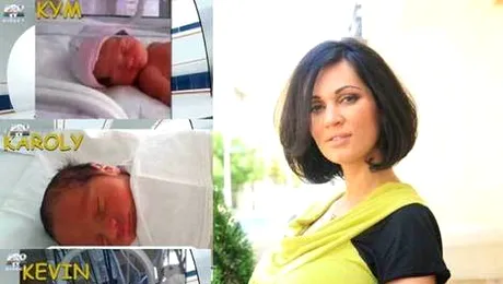 Nicoleta Luciu prezinta camera tripletilor (Video)