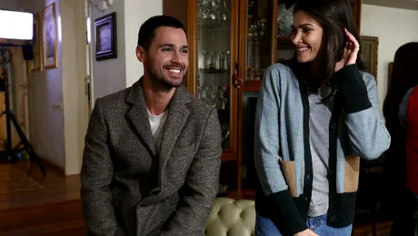 Atmosferă de sărbătoare pe platoul de filmare Fructul oprit – FOTO