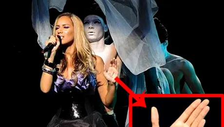 Leona Lewis prinsa la concert cu versurile scrise pe mana (Poze)