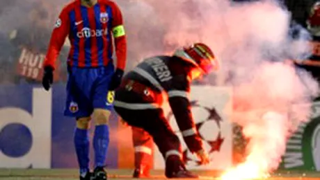 Doi fani au primit interdictie 6 luni pe arenele sportive dupa jocul cu Fiorentina (GSP)