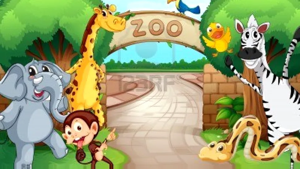 Ion și Maria la Zoo