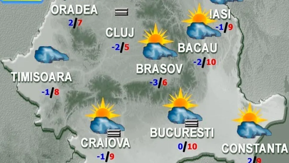 Vremea Apropo.ro: Soare cu precipitatii, dar pe rand