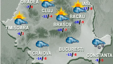 Vremea Apropo.ro in week-end: Dupa viscol, ger cumplit