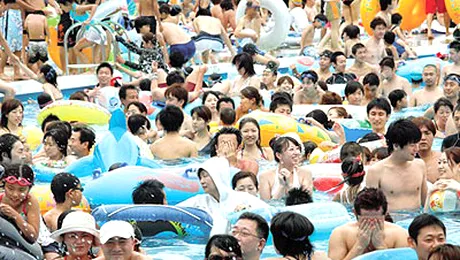 Japonezi in piscina? Cata frunza, cata iarba!