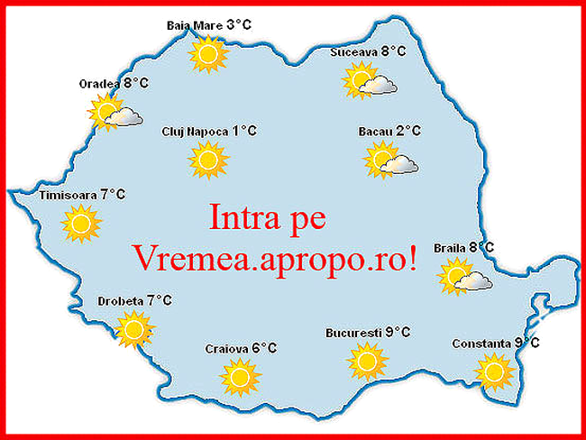 Intra pe Vremea.apropo.ro!