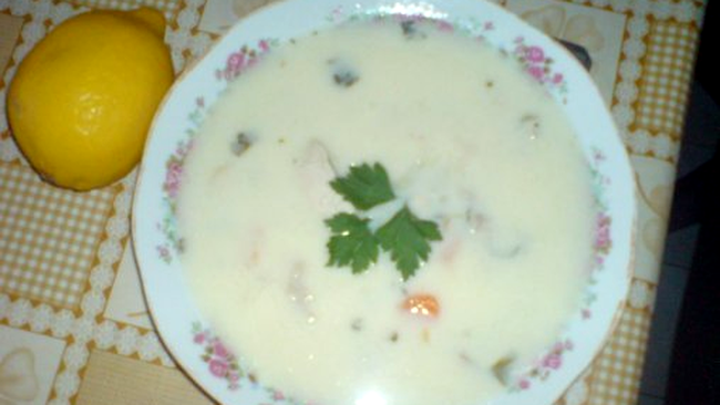 ciorba de pui a la grec