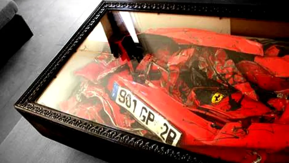 Masuta de cafea Ferrari, un obiect de arta unic (Poze)