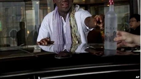 Dennis Rodman, la dezalcoolizare