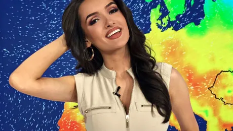 O nouă prezenţă la tv. Ea e cea mai sexy prezentatoare meteo de la noi – FOTO