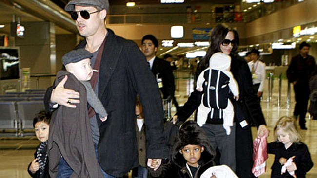 Angelina Jolie si Brad Pitt