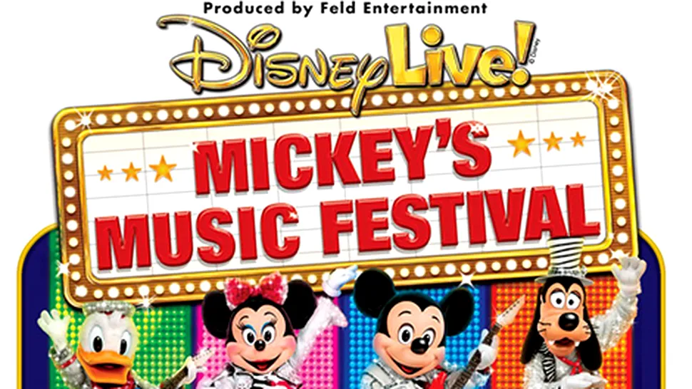 Disney Live! Mickey''s Music Festival: 22 - 26 aprilie 2015, la Sala Palatului 