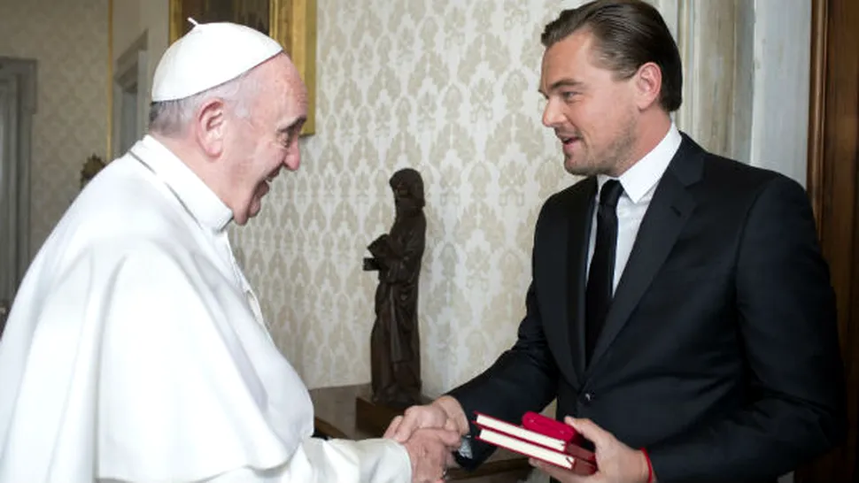 
Leonardo DiCaprio, întâlnire cu Papa Francisc!