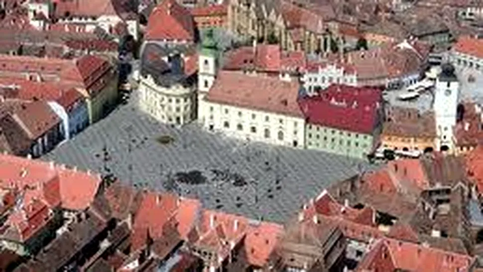 Orașul Sibiu, considerat unul dintre mai fermecătoare orașe din Europa