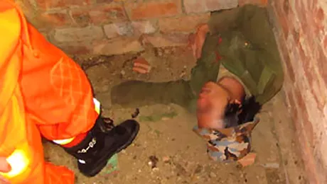 A ramas blocat in zid in timp ce incerca sa fuga de Politie