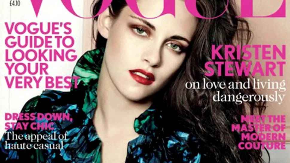 Kristen Stewart, senzuală pentru Vogue UK