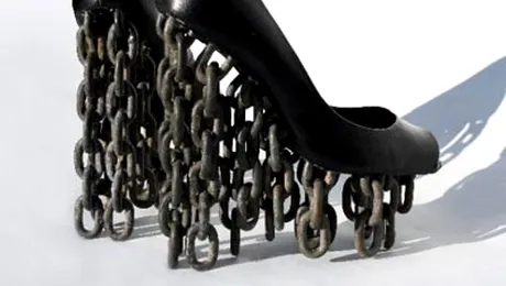 Pantofii cu lanturi, creatiile unor studenti suedezi (Poze)