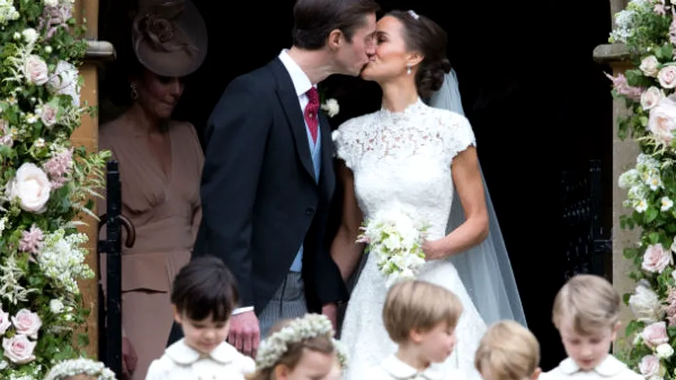 Nunta anului în imagini! Ce rochie a purtat  Pippa Middleton, sora Ducesei de Cambridge