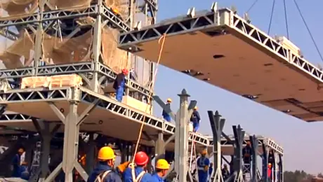 Made in China: Hotel de 30 de etaje ridicat in 15 zile