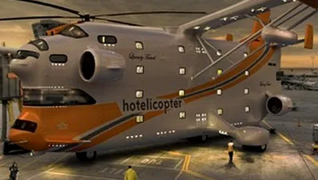 Turul Europei cu „Hotelicopterul”, primul hotel zburator (Poze)