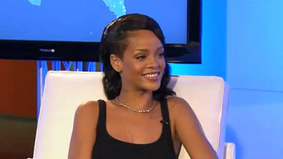 Rihanna, beată într-o emisiune televizată (Video)