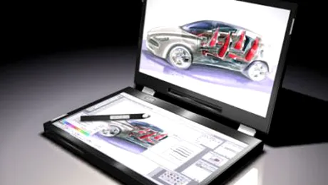 Laptop cu doua ecrane