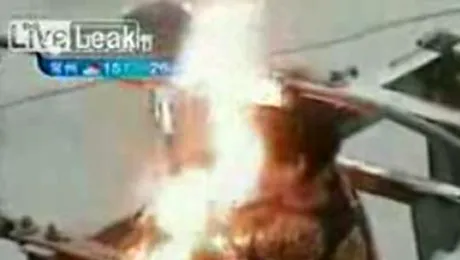 Proteste inflacarate la inaltime! (Video)