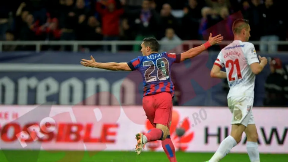 Steaua - Dinamo, scor 5-2, în prima manșă a semifinalelor Cupei României