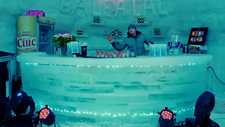 Hotelul de Gheață de la Bâlea Lac va fi inaugurat pe 23 decembrie