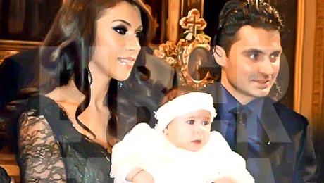 La botez, fetiţa lui Pepe a avut bijuterii din Italia!