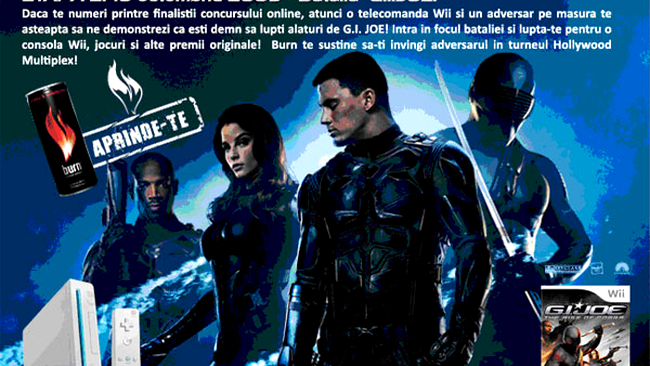 Competitie onscreen de jocuri Wii