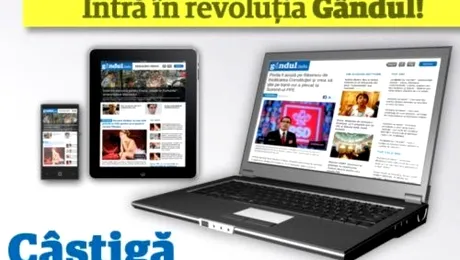 Gandul.info lanseaza aplicatia de iPad si da un iPad pe zi, prin concurs, pana pe 7 mai