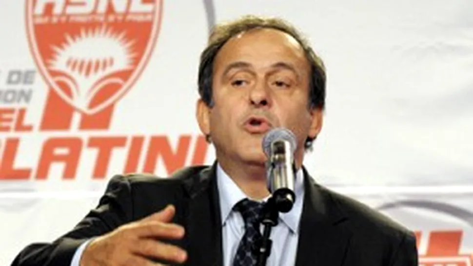 Michel Platini vine in Romania (Mediafax)
