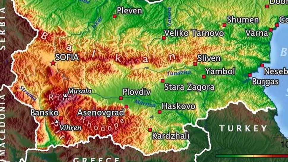 Cutremur de 5,8 grade în Bulgaria, resimțit și în România