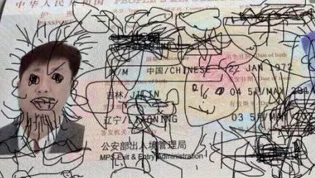 Ce se întâmplă când un pașaport cade pe mâinile unui copil