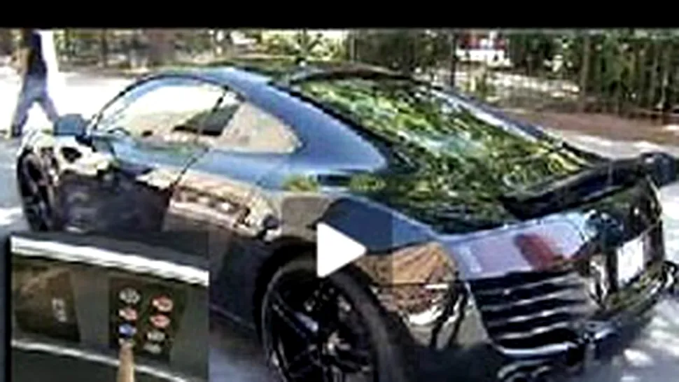 Audi R8 Blackbird transformat in Gadget Car (VIDEO)