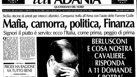 Berlusconi a plătit taxe de protecție Mafiei siciliene