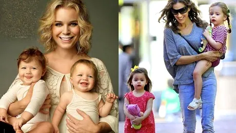 Celebrităţi cu gemeni (poze)