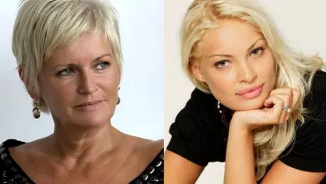 Monica Tatoiu şi Valentina Pelinel, două blonde cu carte