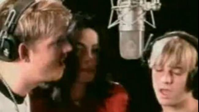 Aaron si Nick Carter alaturi de MJ