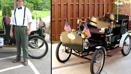 A construit o masina de epoca folosind informatii gasite in Google Books