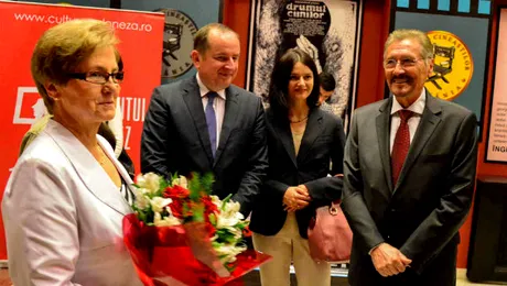 Danuta Wałęsa, soţia lui Lech Wałęsa, la Bucureşti