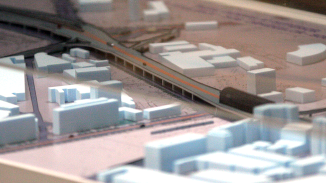 Deocamdata, Pasajul Basarab este gata doar sub forma de macheta