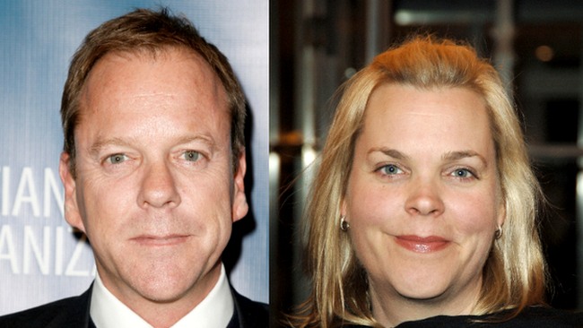 Kiefer and Rachel Sutherland