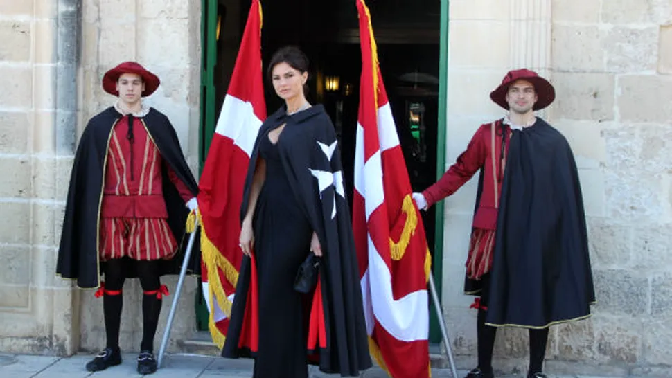 Ramona Bădescu, ridicată în grad de Dama di Commenda de către Principele de Malta 